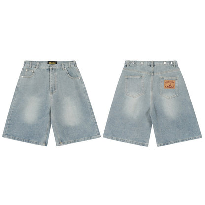 MERSHIER VINTAGE LIGHT WASHED JORTS