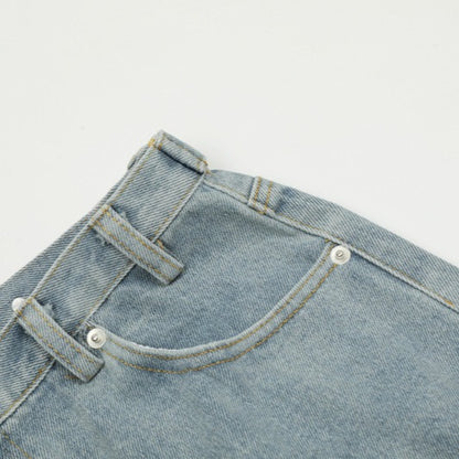 MERSHIER VINTAGE LIGHT WASHED JORTS