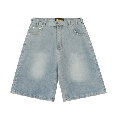 MERSHIER VINTAGE LIGHT WASHED JORTS