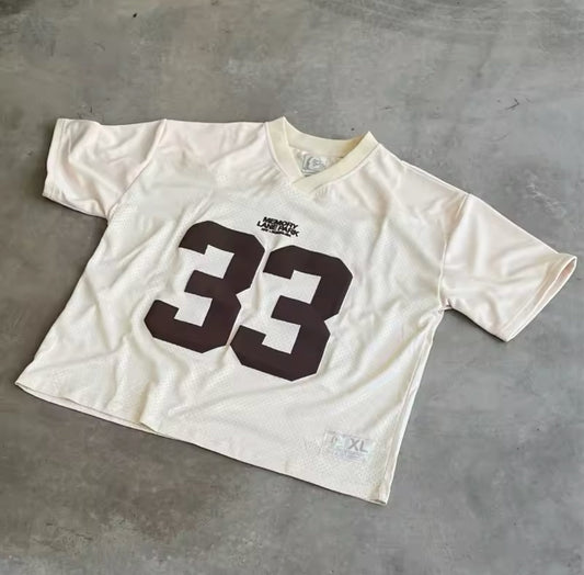 HUSTLER 33 JERSEY - CREAM