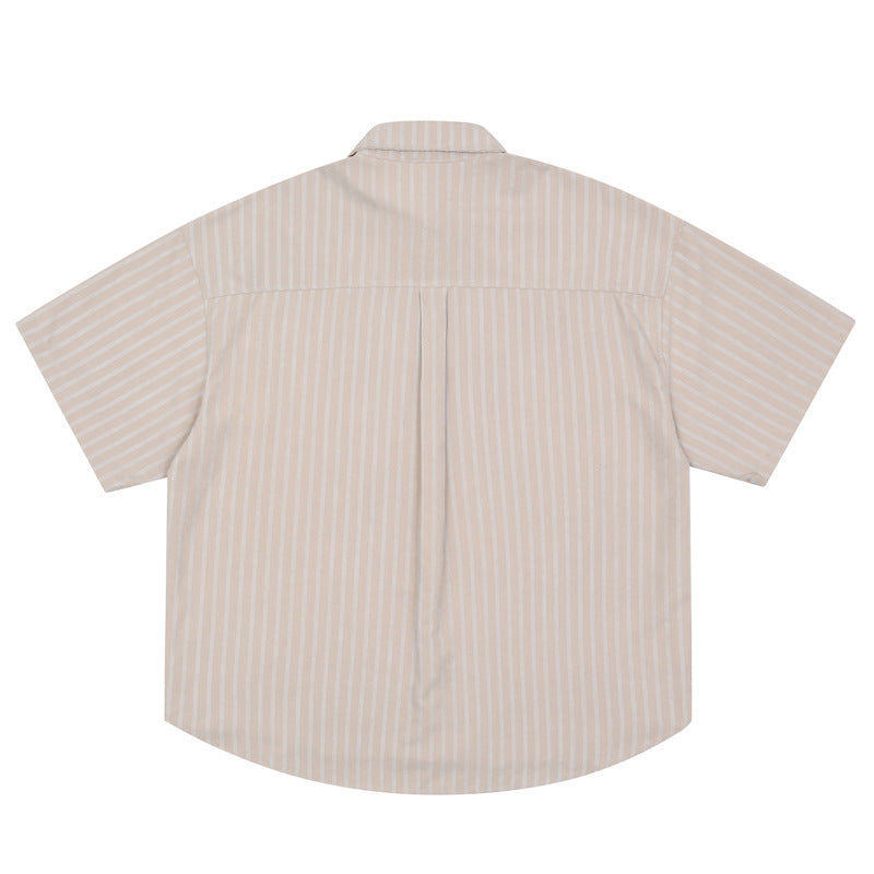 THE HATCH STRIPED BUTTONED SHIRT