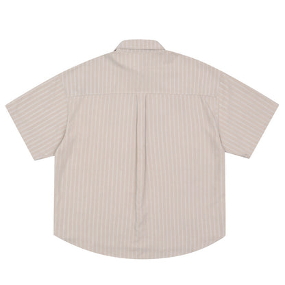 THE HATCH STRIPED BUTTONED SHIRT