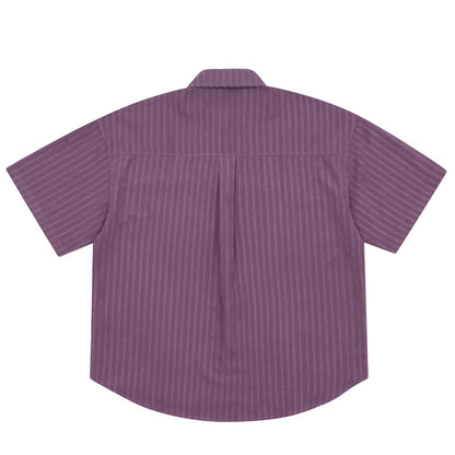 THE HATCH STRIPED BUTTONED SHIRT