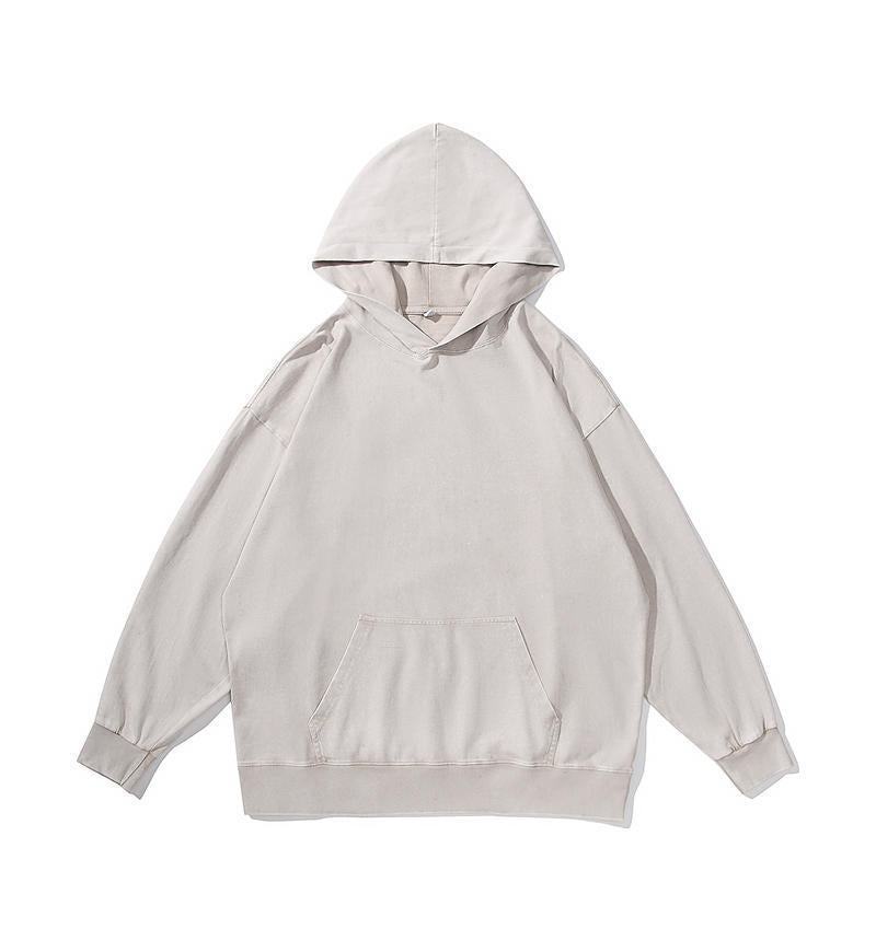 UNISEX WASHED COTTON HOODIE