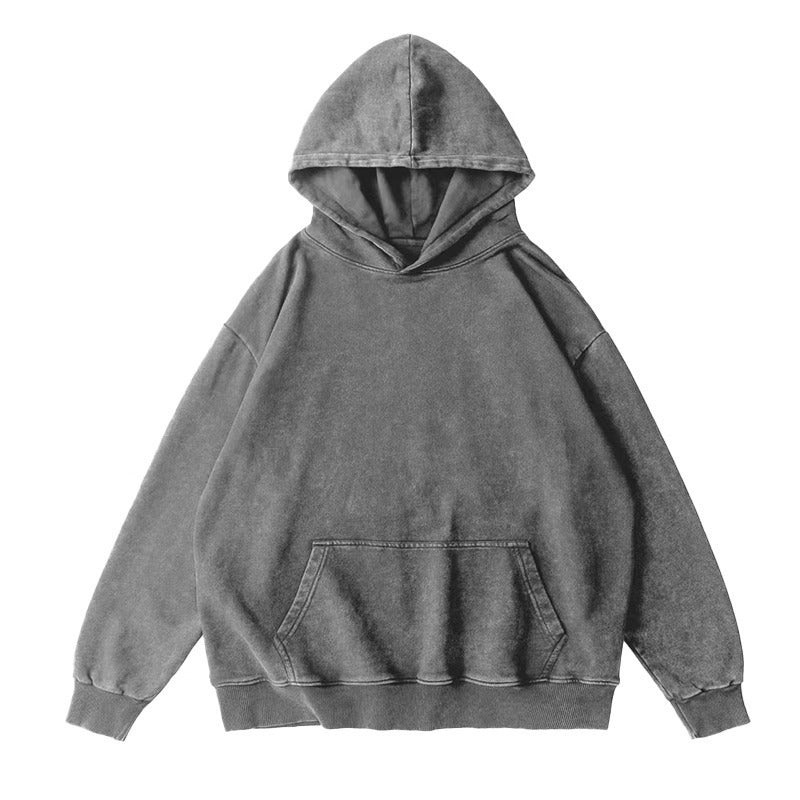 UNISEX WASHED COTTON HOODIE