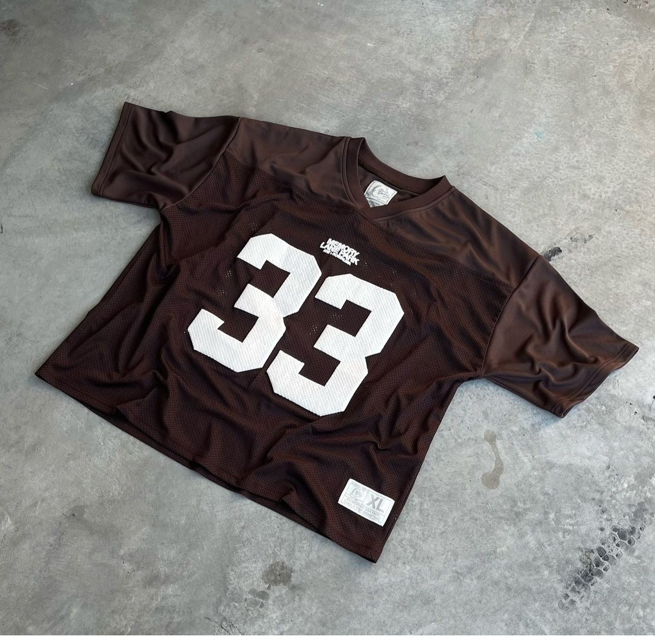 HUSTLER 33 JERSEY - BROWN