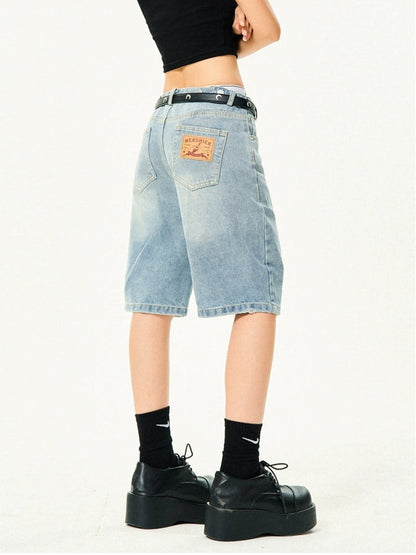 MERSHIER VINTAGE LIGHT WASHED JORTS