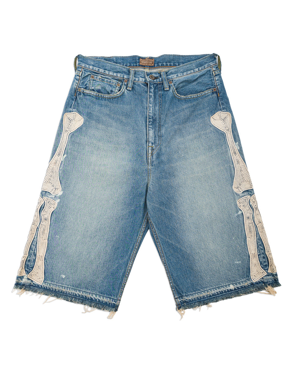 BONE DENIM JORTS